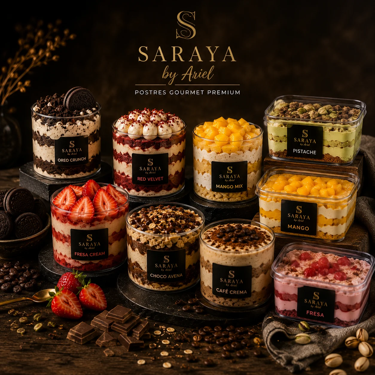 SARAYA Smart Packaging by Ariel Postres Gourmet